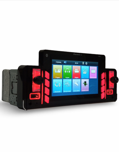 Автомагнитола MP3/MP4/FM экран 4.3" RGB BT DV-Pioner.OK 4422