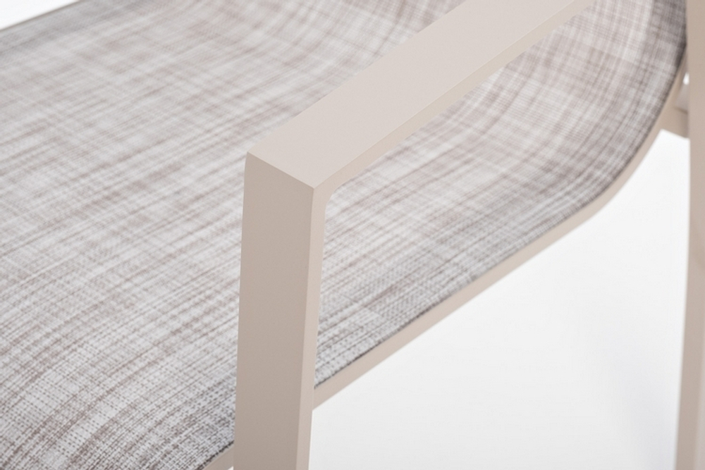 Стул из алюминия GONZO бежевый  Joygarden