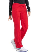 Брюки медицинские женские Cherokee 1123A с регулируемой кулиской, красный, 42