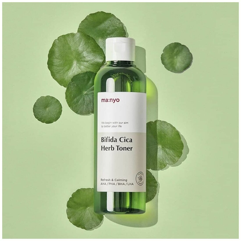 Manyo Тонер успокаивающий для чувствительной кожи - Bifida cica herb toner, 210мл