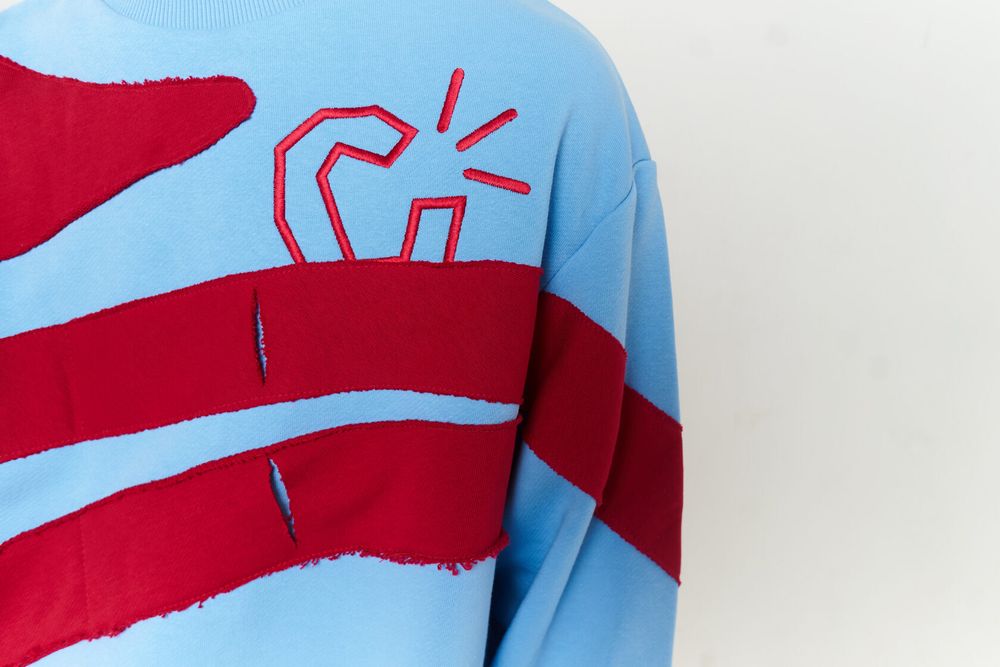 Толстовка CHAIN Синяя