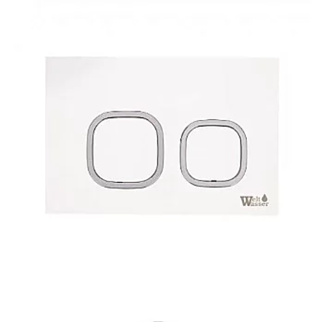 Унитаз с инсталляцией WeltWasser AMBERG 497 ST + ROTBACH 004 GL-WT + AMBERG RD-WT