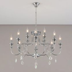 Citilux Рига CL437221 Люстра подвесная Хром