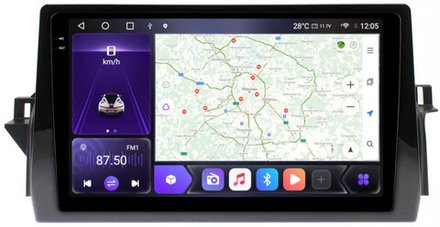 Магнитола для Toyota Camry 70 (75) 2021-2023 (любая комплектация) - Carmedia SF-1420-NPQU QLed+2K, Android 12, ТОП процессор, CarPlay, 4G SIM-слот