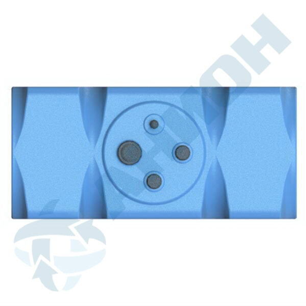 Емкость прямоугольная горизонтальная для дизельного топлива со сливом
 Анион 500 л. горизонтальный (1390x650x740см;синий) - арт.559434