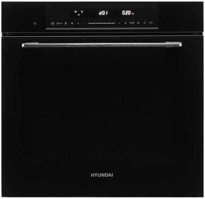 Духовой шкаф Hyundai HMEO 6780 BG черное стекло/серебристый