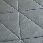 Велюровое покрывало в клетку с наволочками OVL039