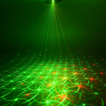 Лазерный проектор RoHS JIN-19 (точки+фигуры+микрофон)