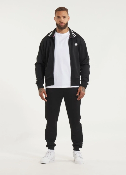 Олимпийка PITBULL OLDSCHOOL TAPE LOGO чёрная