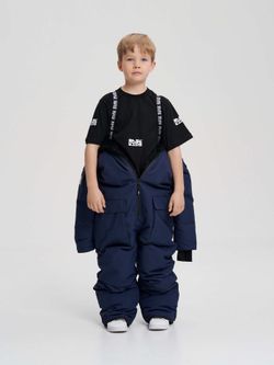 Комбинезон детский пуховый BASK kids YETI синий
