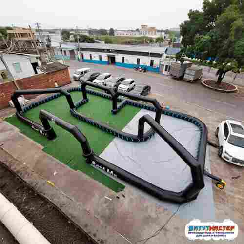 Надувная трасса «Профи-трек» для электромобилей, 20×10×3 м