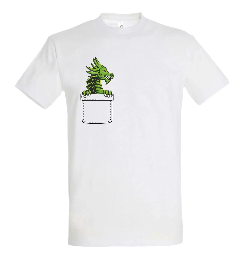 Футболка с принтом «Дракон Вааргис», цвет белый, р-р 54