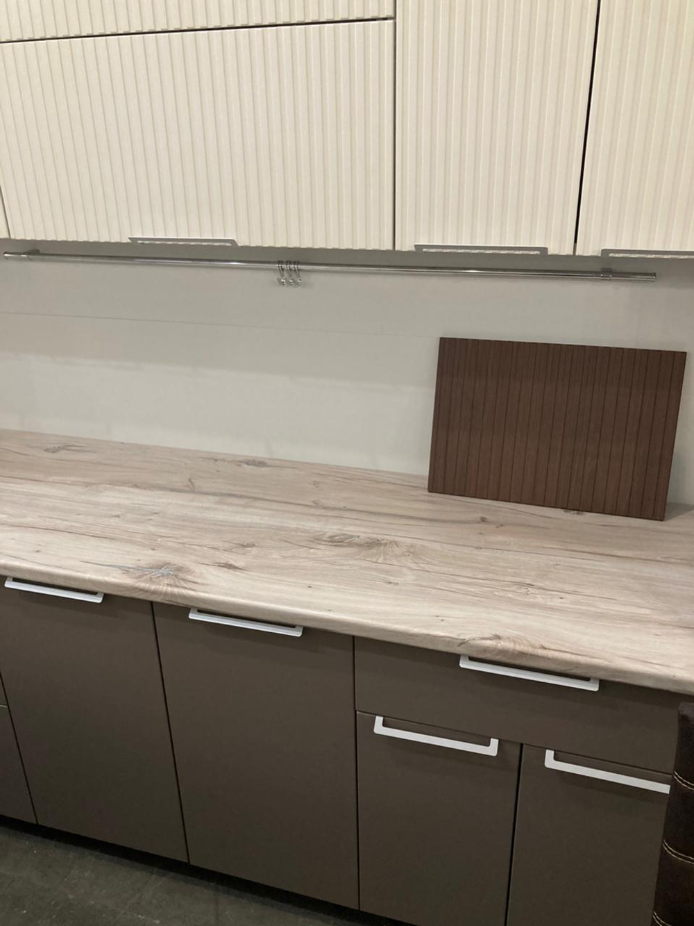 Столешница Флакстаф светлый 3 кат 3050*600*40 \9754\