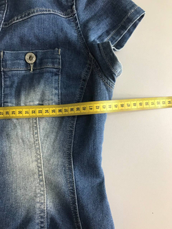 Платье Rainbow джинсовое, маркировка 36, визуально 42 размер