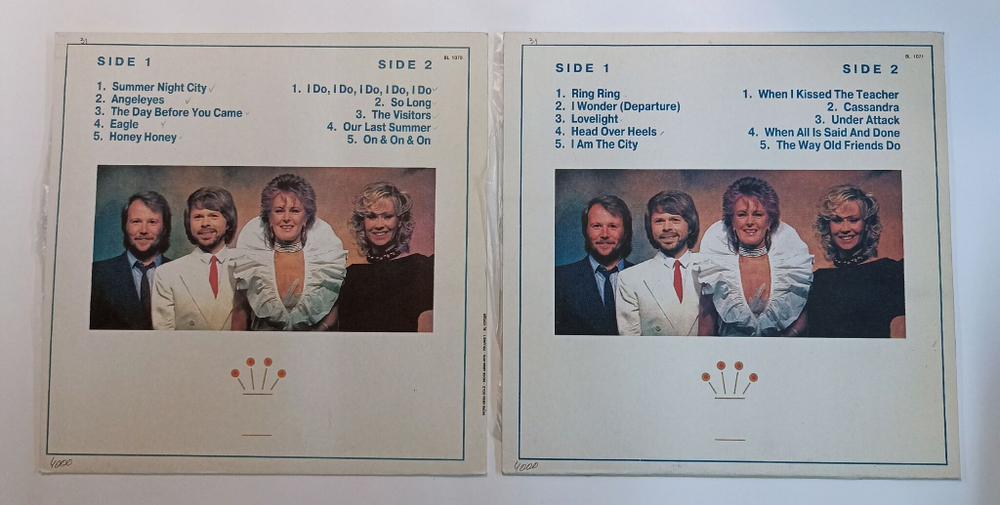Винтажная виниловая пластинка LP ABBA More ABBA Gold (More ABBA Hits) (vol. 1,2)