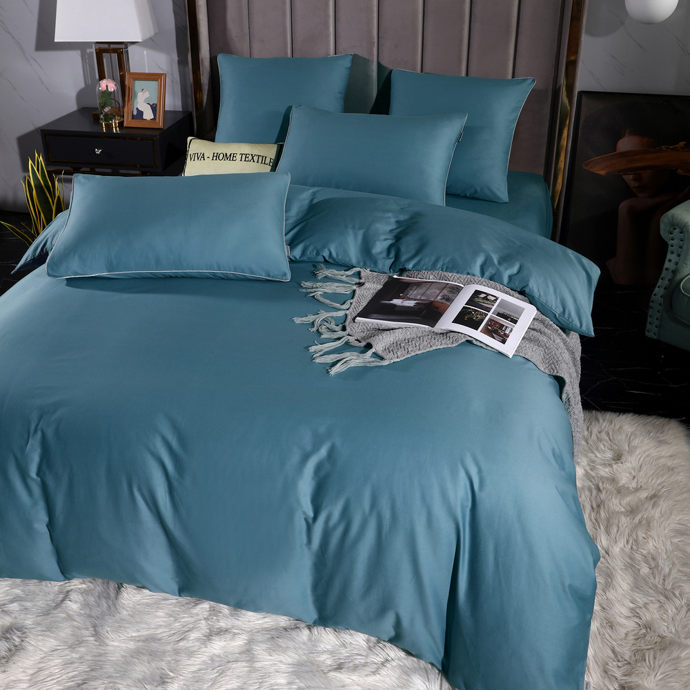 Комплект постельного белья Однотонный Сатин Элитный OCE001