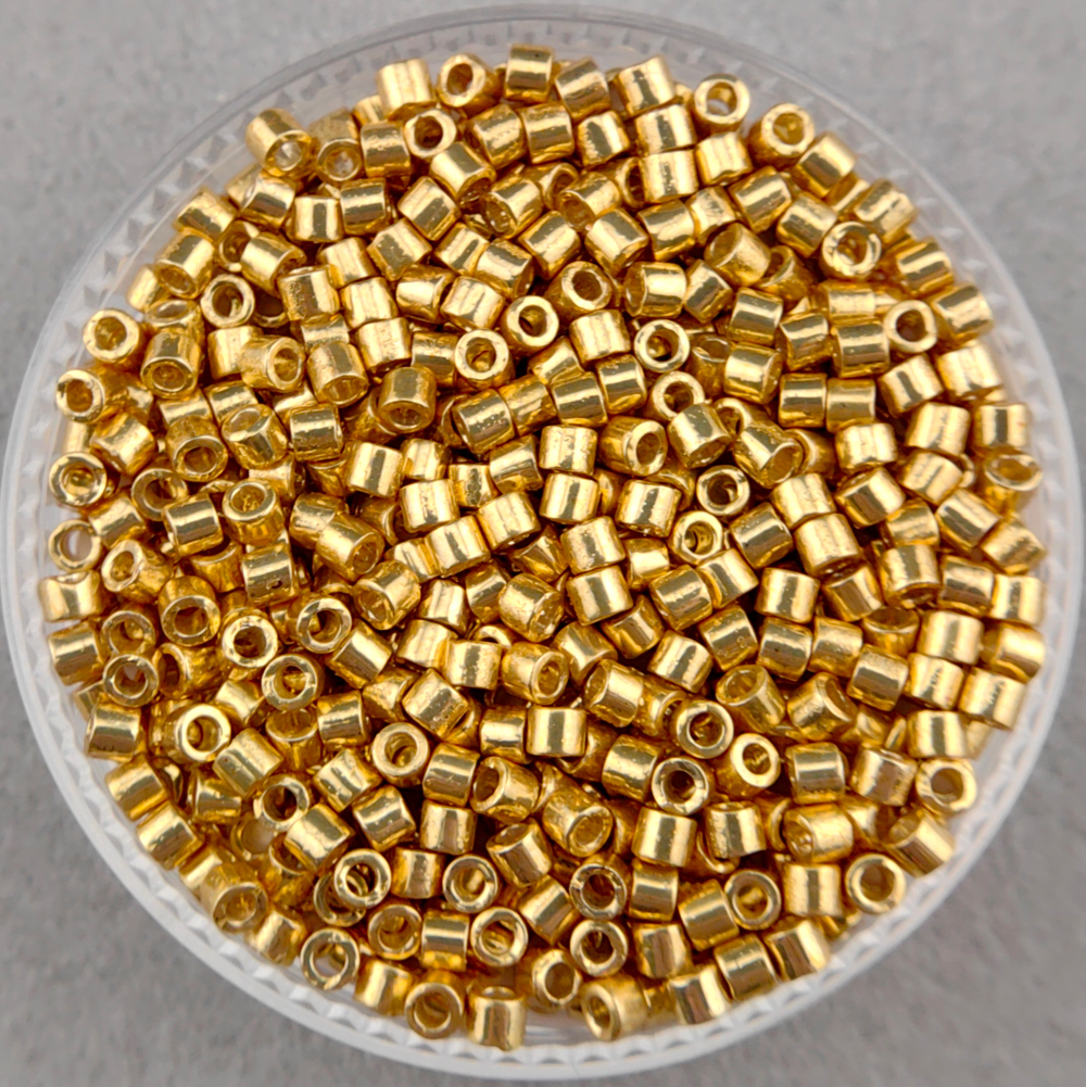 Miyuki Delica #1832 (гальванизированный золото со стойким покрытием)