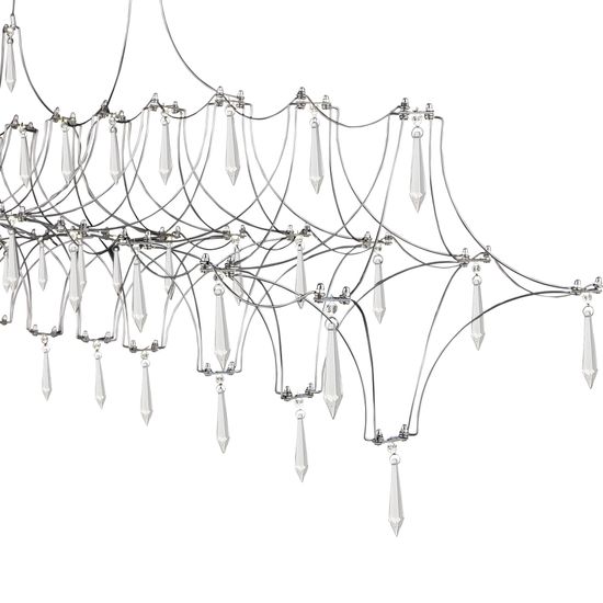 SL6603.103.23 Светильник подвесной ST-Luce Хром/Прозрачный LED 1*23W 4000K GRAVETTA