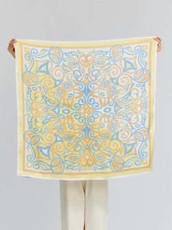 Платок, Виар-сатин, 70х70см