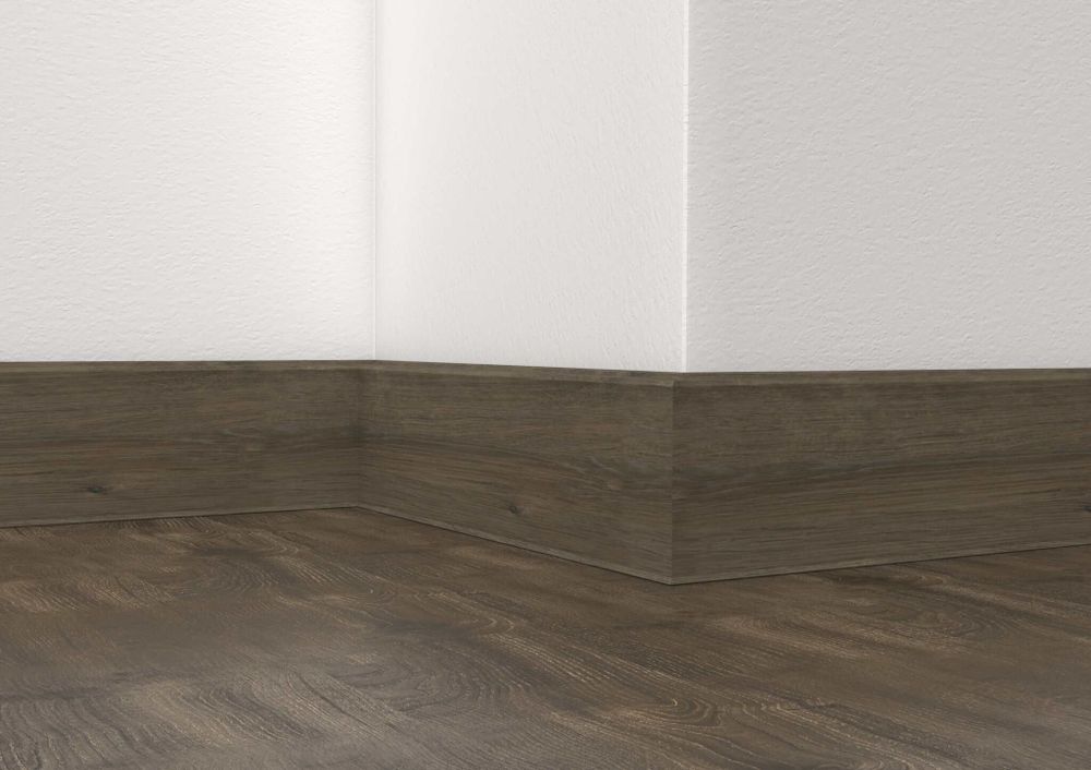 Плинтус напольный Cubu Decor деревенский дуб, 2500x60x11 мм