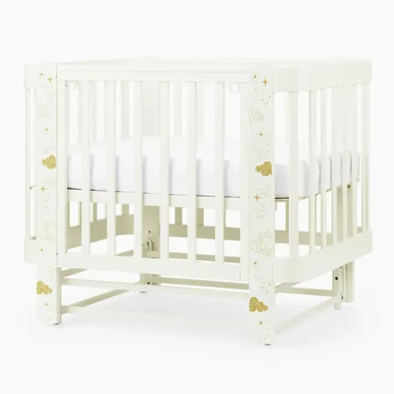 Кроватка-трансформер Happy Baby Mommy Love Молочная