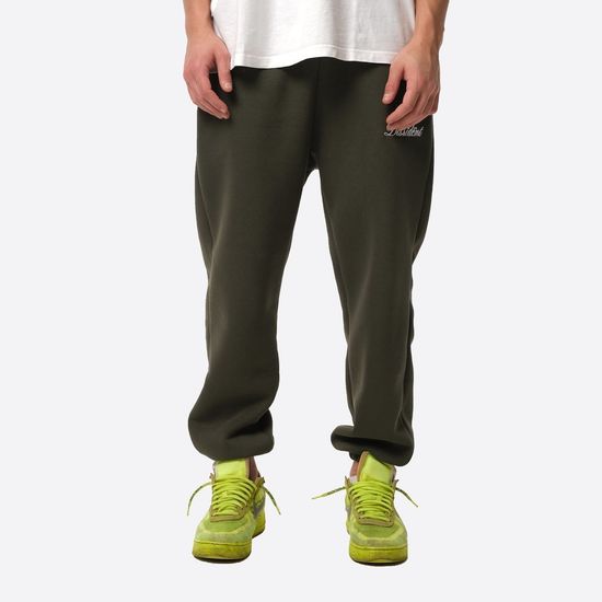 Штаны Dissident Sweatpants Never Logo (khaki)