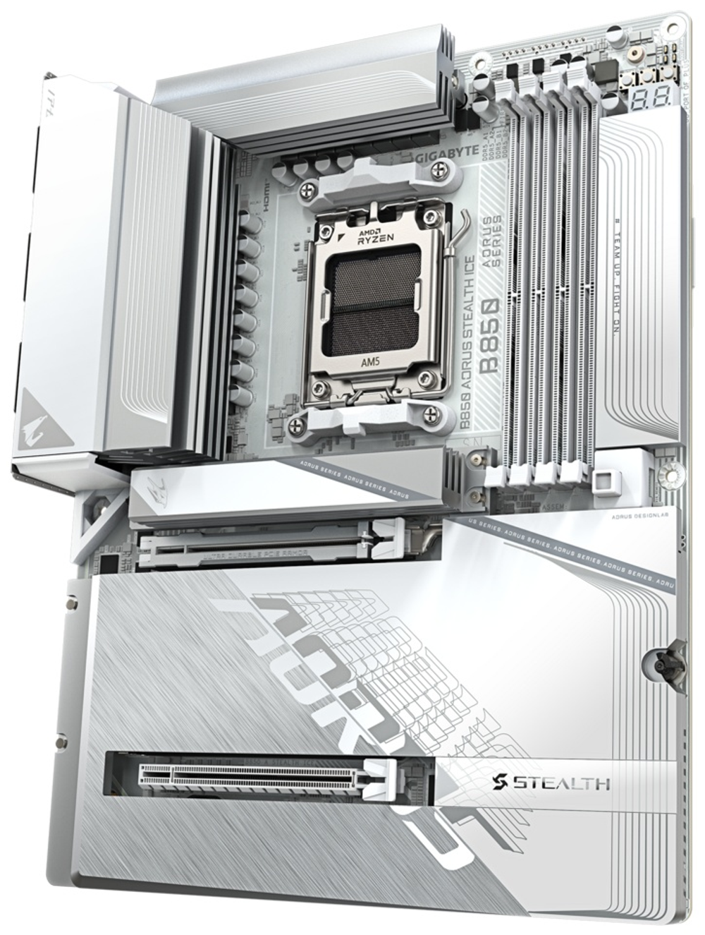 Материнская плата GIGABYTE B850 AORUS STEALTH ICE