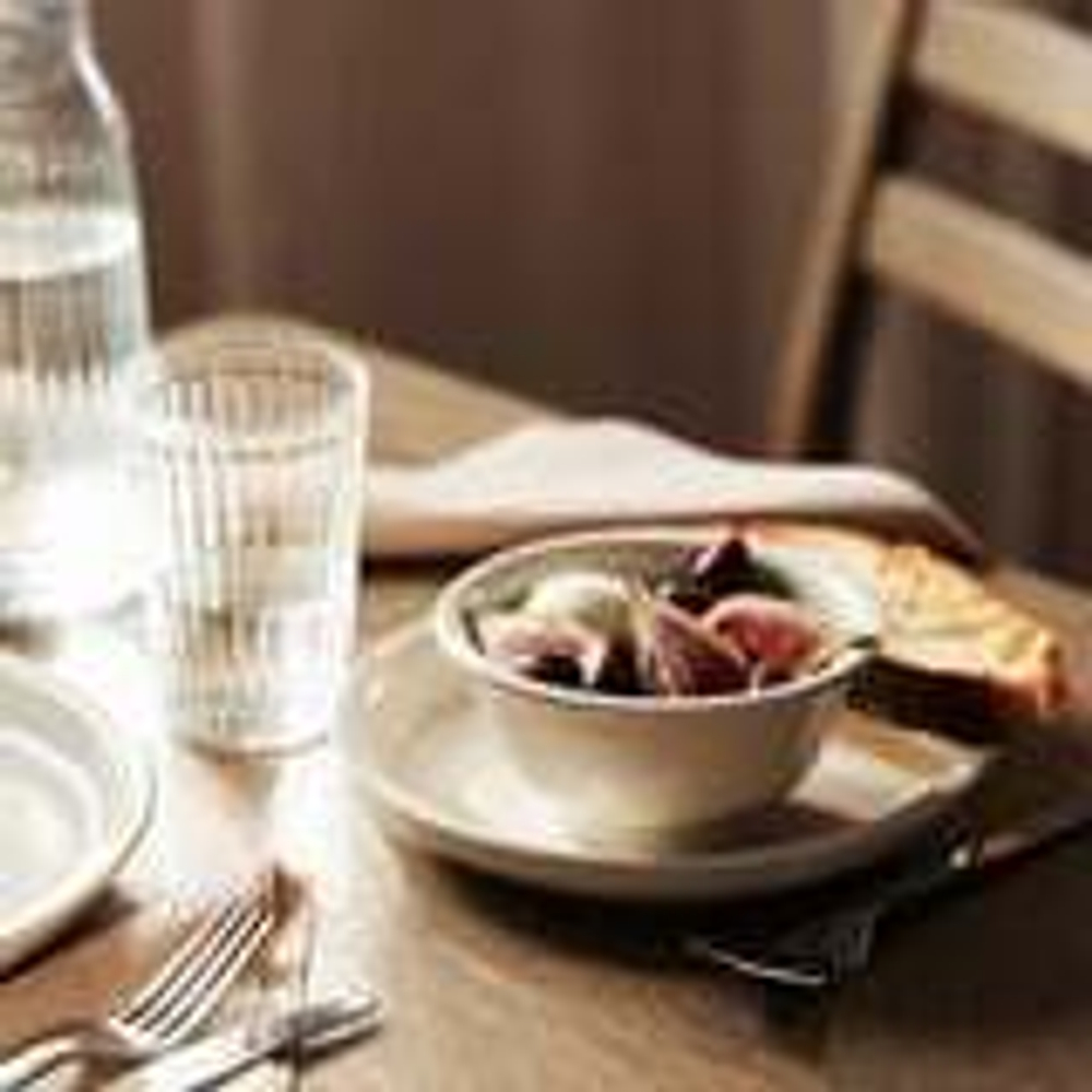 IKEA DAGGASTER (ИКЕА) Набор из 4 штук. Миска, горошек/светло-бежевый, 14 см