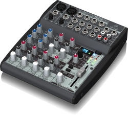 BEHRINGER 1002FX микшер, 2 моновхода, 4 стерео, 1 AUX-шина, процессор эффектов