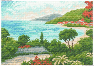 "Море"-0556 канва с рисунком