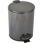 Мусорное ведро Boheme Uno 10426-SGM shine gun metal