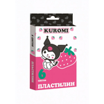 Пластилин "Kuromi" 6 цветов, 120 гр, со стеком (Центрум)