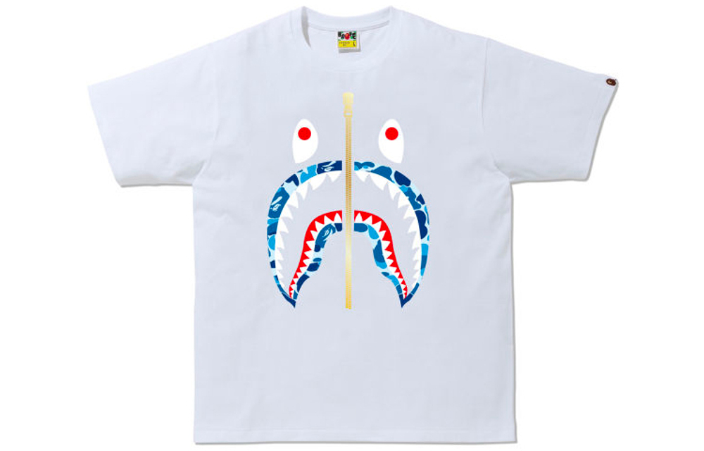 A Bathing Ape Bathing Ape Zip Shark Short Sleeve Футболка