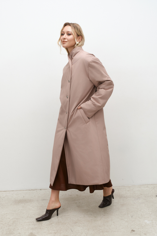 Плащ утепленный