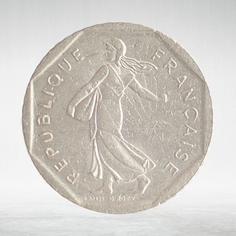 France, 2 Francs 1994, VF