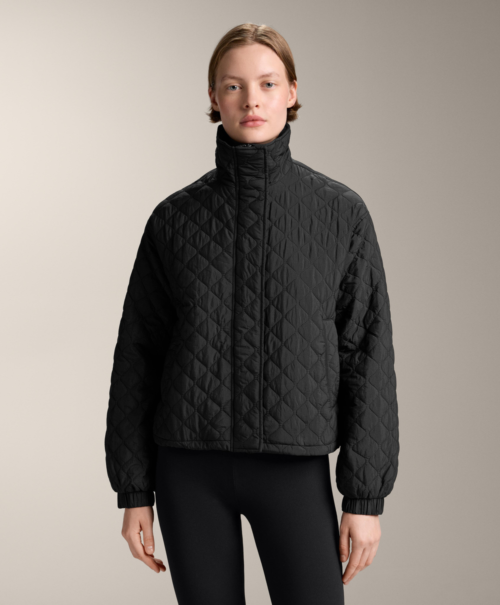 Oysho Короткая утепленная куртка FELLEX® AEROGEL, черный