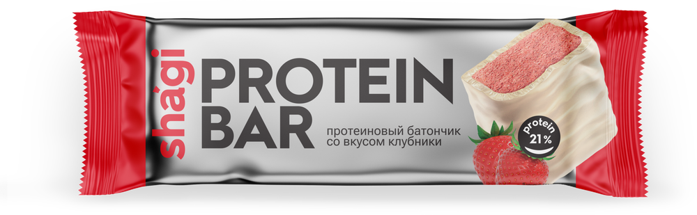 Батончик глазированный Shagi 40 гр (ProteinRex)