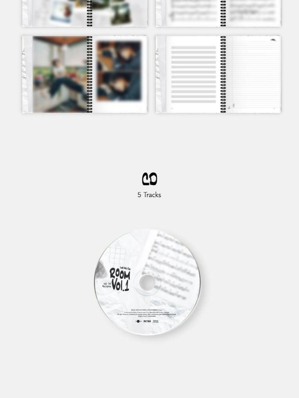 Альбом LEE MU JIN - Room Vol.1 1st Mini Album