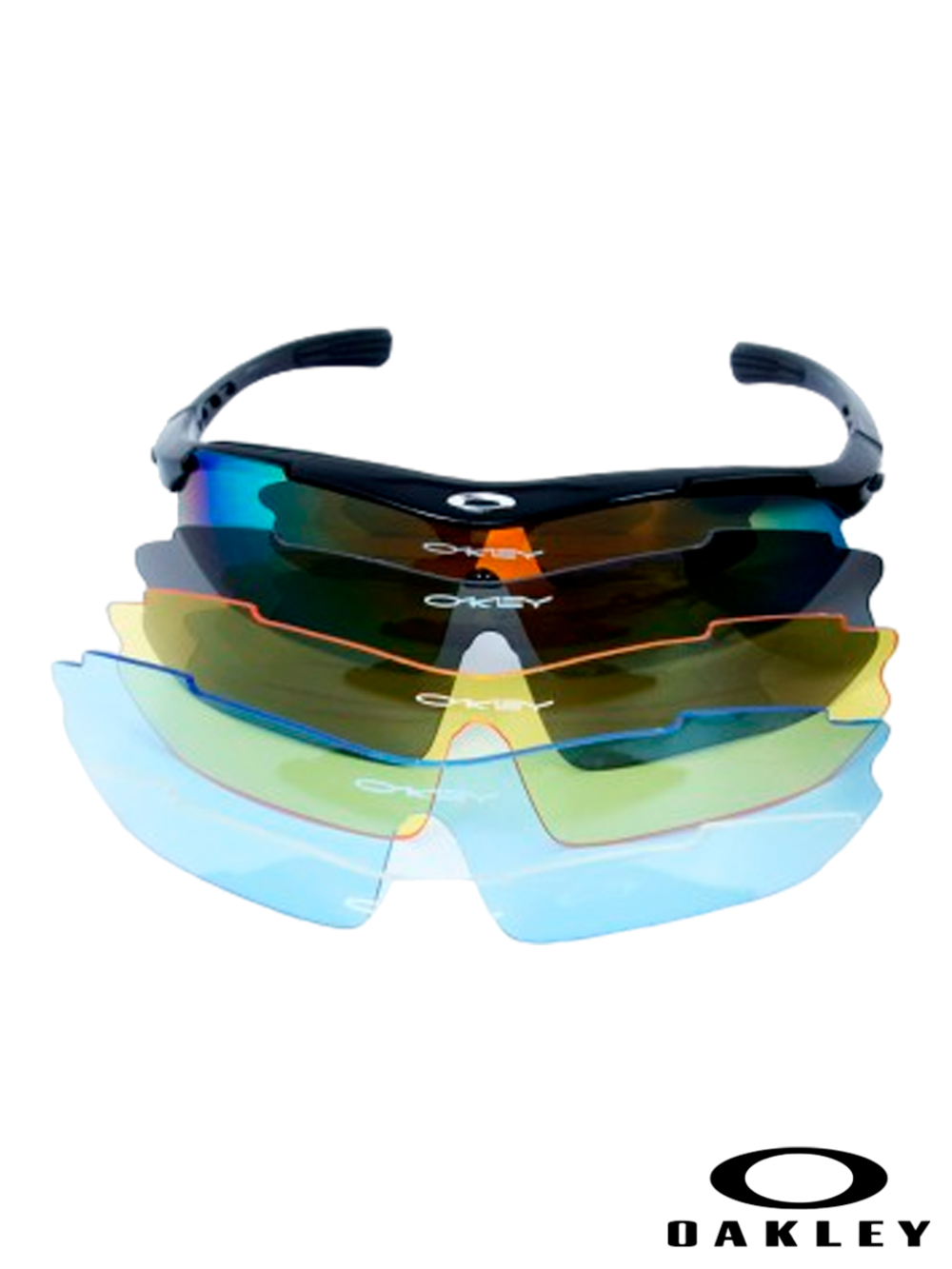 Очки поляризационные Oakley (реплика). 5 сменных линз