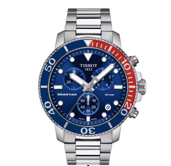 Мужские швейцарские часы для дайвинга Tissot T120.417.11.041.03 на браслете