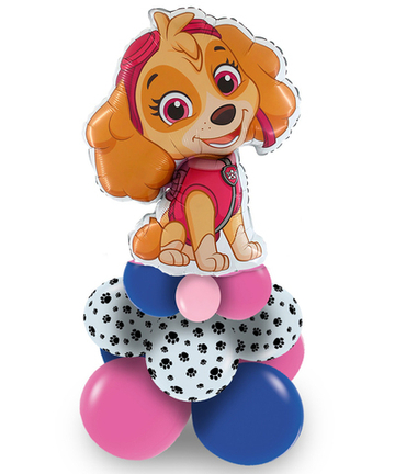 Стойка из шаров "Щенок Скай"