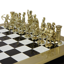 Manopoulos Шахматы подарочные Античные войны