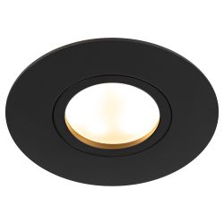 Светильник встраиваемый алюминиевый ЭРА KL83 BK под лампу MR16 GU5.3 черный