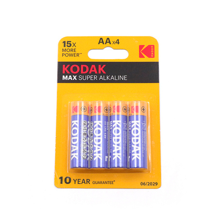 Батарейка Kodak MAX LR6 (AA) Alkaline/4/80/400/
