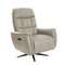 Поворотное кресло-реклайнер 5114/KM-A6010-M565 серое кожаное