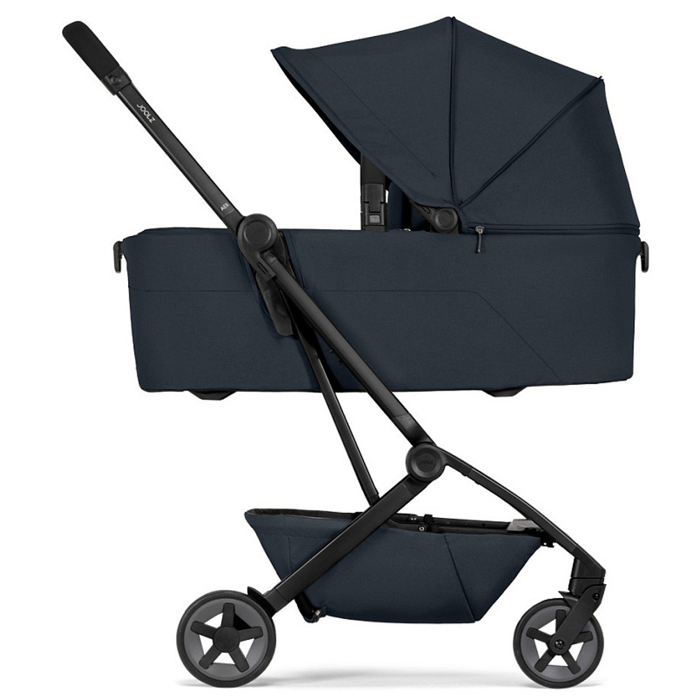Коляска 2 в 1 Joolz Aer 2 с бампером Dark Navy Blue/Black Carbon