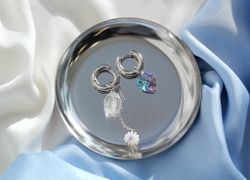 Серьги трансформеры Сhamomile and Heart