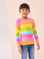 Лонгслив для девочки Next K88-352, Розовый, Оранжевый, Голубой