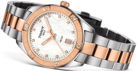 Женские часы Tissot T101.910.22.116.00 PR 100 Sport Chic