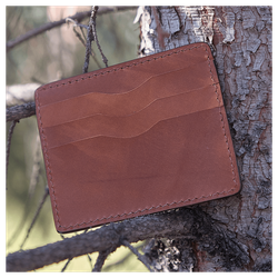 Кожаный картхолдер «Волк»